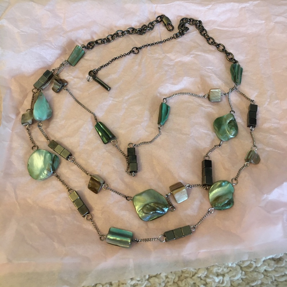 Kenneth Cole Turquoise Stone Necklace